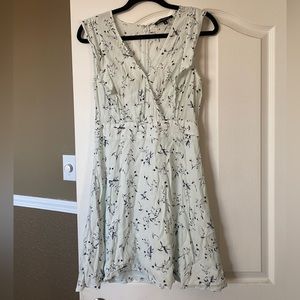 Dynamite light blue floral summer dress